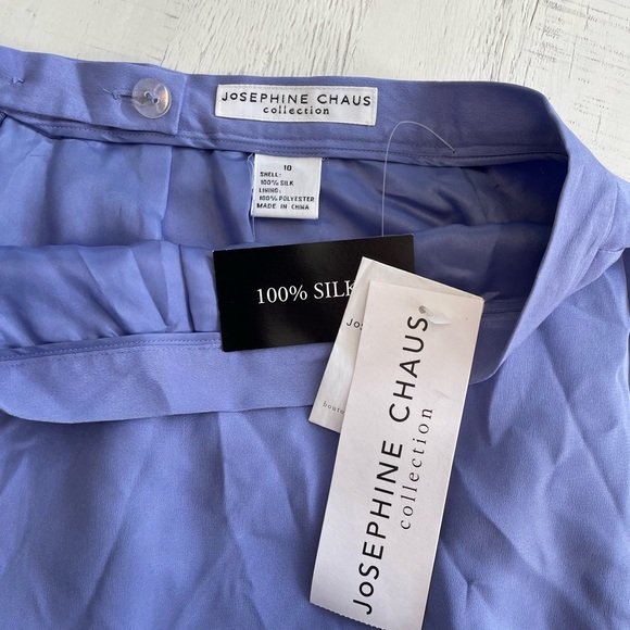 Josephine Chaus Dresses & Skirts - JOSEPHINE CHAUS 100% Silk Pencil Skirt Lavender Women’s Size 10 NWT
